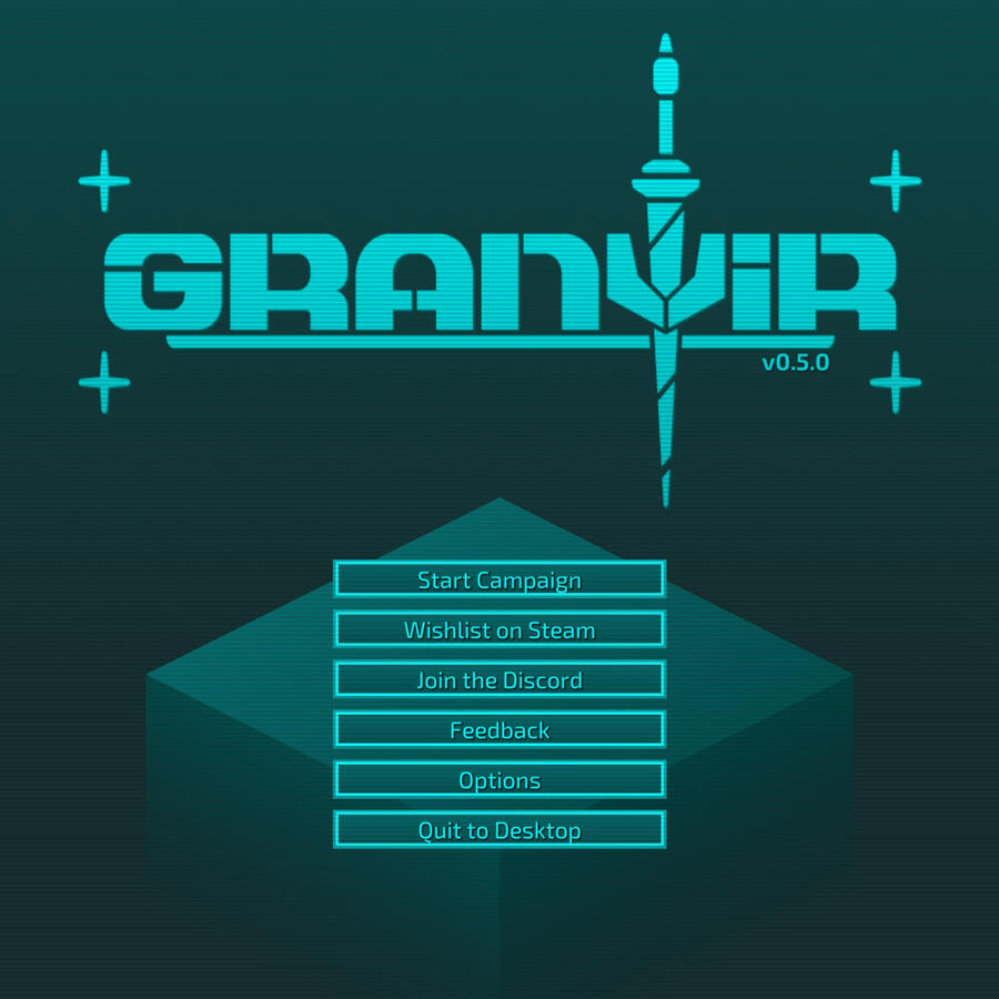Granvir Logo Menu Screen